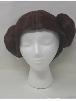 Brown Princess Leia Wig thumbnail 2