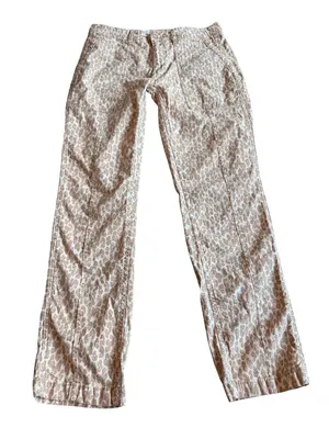 Anthropologie The Wanderer Animal Print Pants Trousers Cropped Length Size 28 thumbnail 1