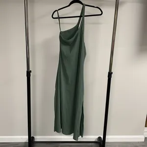 Aerie Ribbed One Shoulder Dress Size L thumbnail 2