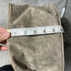 DV by‎ Dolce Vita Large Gray Taupe Fringe Hobo Bag thumbnail 14
