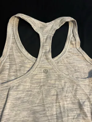 Lululemon Racerback Grey Long Tank Size 8 thumbnail 2