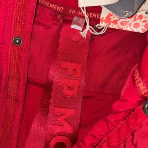 NEW With Tag Free People Movement Cranberry Red Shirr Enough Primaloft Insulated Puffer Coat Jacket Small thumbnail 8