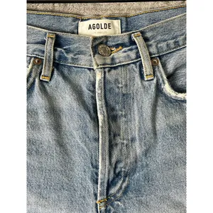 AGOLDE Parker Distressed Cutoff High Rise Denim Shorts Light Wash Size 25 thumbnail 2