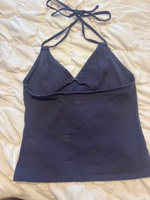 target halter top navy blue thumbnail 2