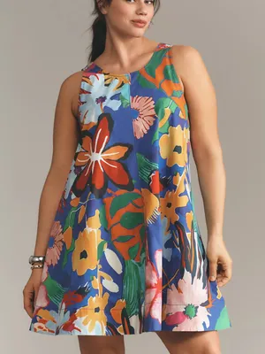 Anthropologie The Keiko Mini Dress by Maeve size XL thumbnail 1