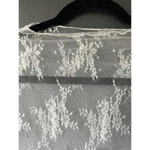 White Sheer Lace Long Sleeve Top XXL thumbnail 3