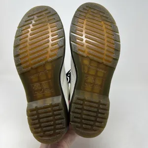Dr. Martens 1460 White Smooth Leather Boots 8-Eye Lace Up Women's US 8 11821 thumbnail 10