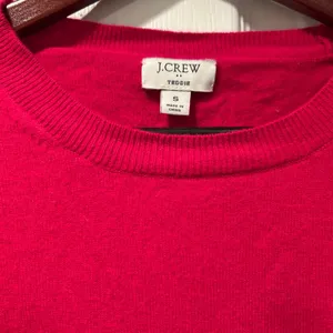 J.Crew Teddie Sweater Womens‎ Size S Pink crewneck pullover wool cotton blend thumbnail 7