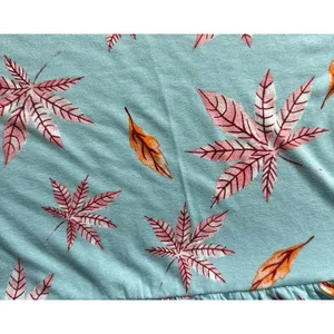 Longyuan Women's Light Blue Leaves Pockets Short Sleeve Dress Size XL‎ thumbnail 7