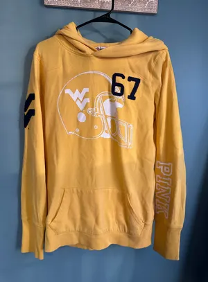 VS Pink X 5th & Ocean WV Collegiate Yellow Pullover Hoodie thumbnail 1