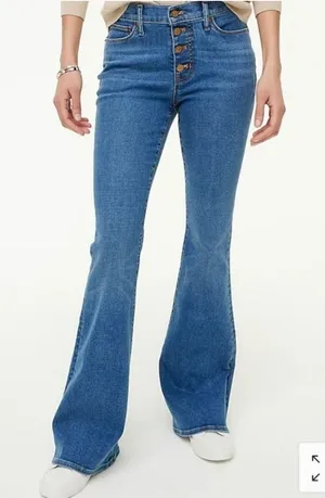 J.Crew Full-Length Flare Jeans – Size 32 thumbnail 1