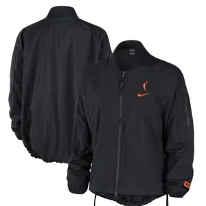 Nike WNBA CT Sun Black Full zip jacket size medium orange embroidered logo thumbnail 1