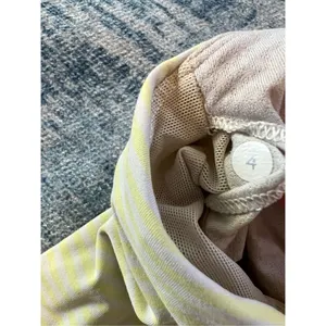 Lululemon Free To Be Tank Slope Stripe Polar Cream Clarity Yellow Size 4 thumbnail 4