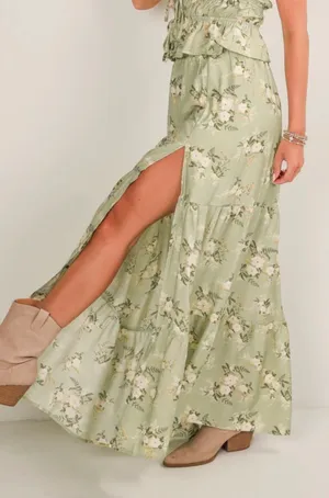 Dress Up Floral Maxi Skirt thumbnail 1