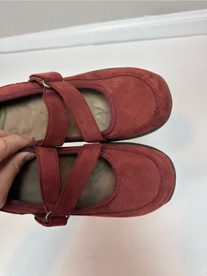 Dansko Red Suede Leather Mary Jane Comfort Shoes EU 37 US 6.5-7 thumbnail 7
