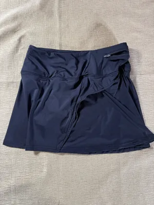 YYV Women’s Black Athletic Skort Size M Built In Shorts Zip Pocket Tennis Golf thumbnail 6