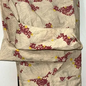 Zara Printed Cuffed Hem Mid-Rise Dress Pants(Size Small) thumbnail 8
