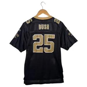 VTG Reggie Bush 25 Jersey Womens Extra Large Black New Orleans Saints NFL 2000s thumbnail 2