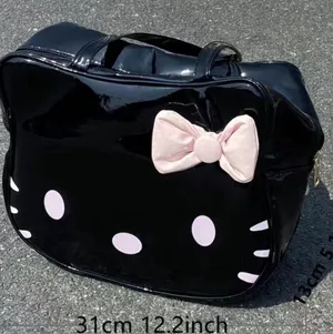 Sanrio Pleather Purse Hello Kitty Shoulder Bag Trendy Kawaii Handbag. NWT thumbnail 1