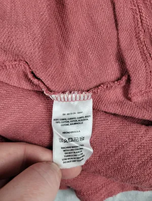 Anthropologie T.La Marsha Knit Pullover Textured Pink Long Sleeve Size M thumbnail 7