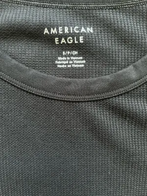 American Eagle Waffle Baby Tee thumbnail 2
