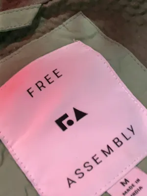 Free Assembly Olive Green Hooded Utility Jacket thumbnail 5