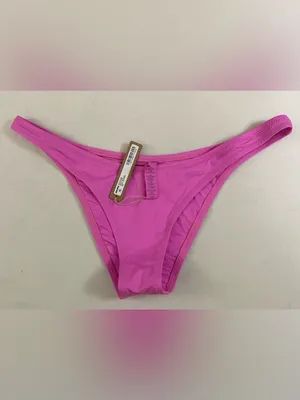 Skims SET NWT Neon Orchid Pink Bikini Swim Set 2-pc set top & Bottom Size L thumbnail 7
