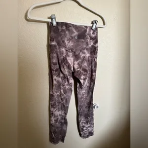 Lululemon Align High-Rise Crop 23" Diamond Dye Mink Bery‎ Lunar Rock Shadow Grey thumbnail 8