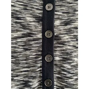 Missoni for Target Space Dye Knit Sweater Dress Womens XS Black Grey Academia thumbnail 2