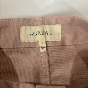 The‎ GREAT. Slouch Army Pant 25 Blush Pink Ankle High Rise Button Fly Pants thumbnail 12