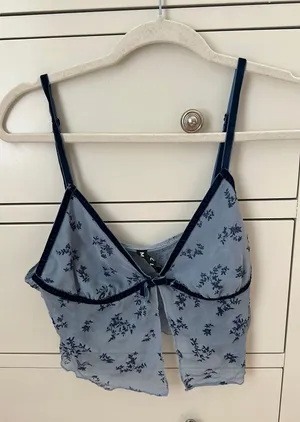 Motel Rocks Tank Floral Mesh Top thumbnail 1