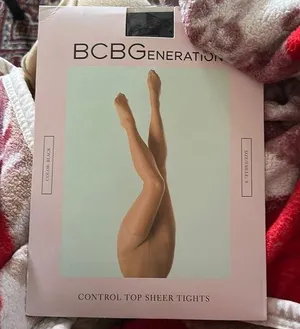 BCBGENERATION control top sheer tights black S thumbnail 1