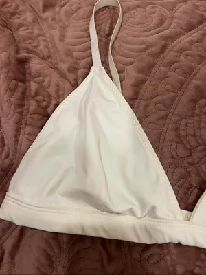 White Triangle Bralette - Women Intimates & Sleepwear XL thumbnail 3