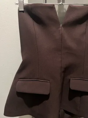 ZARA Strapless Top thumbnail 3
