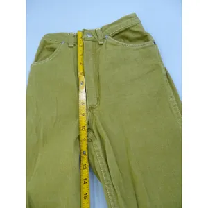 Maverick‎ Jeans Womens 7/8 Slim Mustard Yellow Vintage 70s High Waist USA Retro thumbnail 9