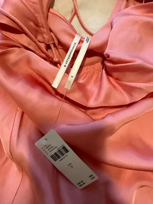 Light Pink Satin Tank Top thumbnail 5