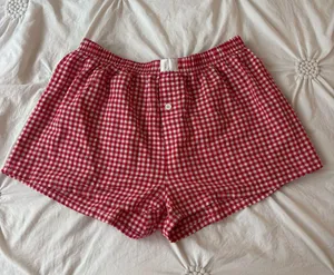 Red Gingham Shorts thumbnail 1