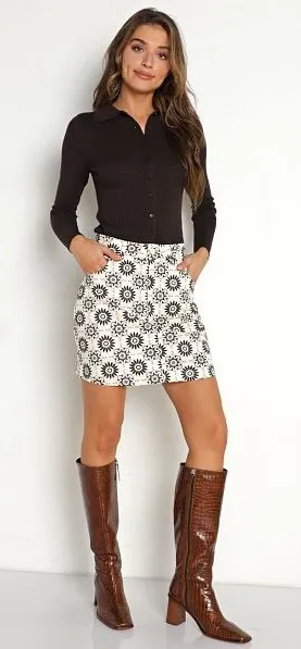 Rollas Plaza‎ Mini Skirt size xs NWT thumbnail 1