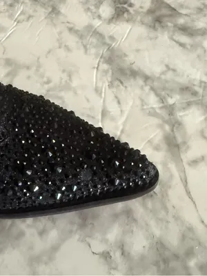 Jessica Simpson Black Crystal Western Ankle Boots thumbnail 10