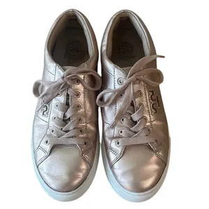 Tory Burch‎ Amalia Rose Gold Metallic Sneakers 8 thumbnail 2