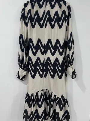 ALEXIS Abstract Wrap Dress XS | European Resort | Mod Minimalist | Vacation Chic thumbnail 7