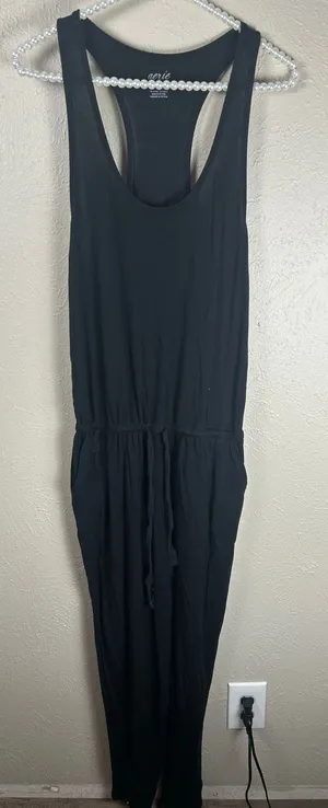 Aerie Size Small Jumpsuit Black Sleeveless Loungewear Comfy Athleisure Lounge thumbnail 1