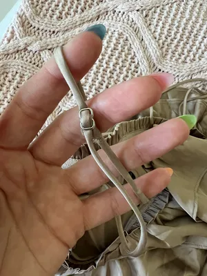 Express Taupe Silk Tank thumbnail 7