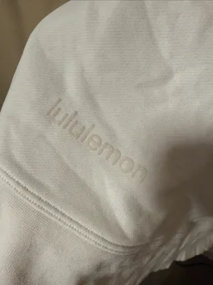 lululemon athletica White Crewneck Sweatshirt 25" p2p 29" long thumbnail 3