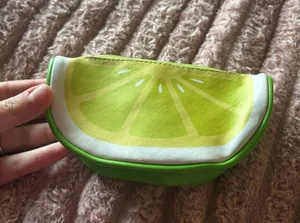 Lime Slice Cosmetic Pouch thumbnail 1