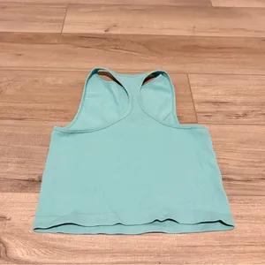 Free People Intimately Racerback Crop‎ Top Ribbed teal turquoise XS/Small thumbnail 2