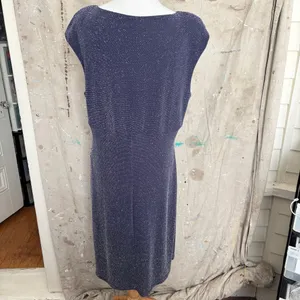 Lauren Ralph Lauren Metallic Ruched Sheath Dress thumbnail 6