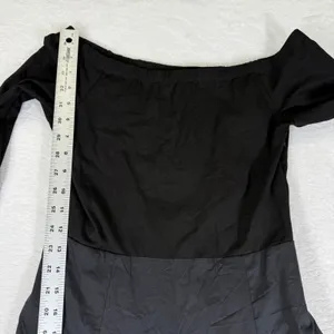 Tuckernuck Womens Black Off the Shoulder Long Sleeve Tiered Maxi Dress Size M thumbnail 6