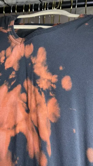 North Face Acid Wash Hooded Tee Large EUC CUSTOM thumbnail 11