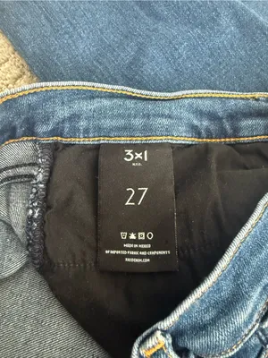3x1 Denim Nicolette Ultra High Rise Flare Jeans Clio Size 27 thumbnail 9
